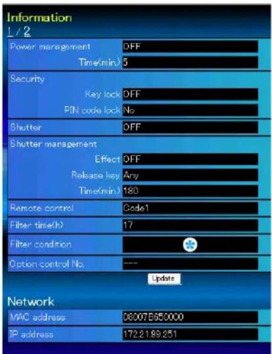 Christie L2K1500 - Information 2 - 1
