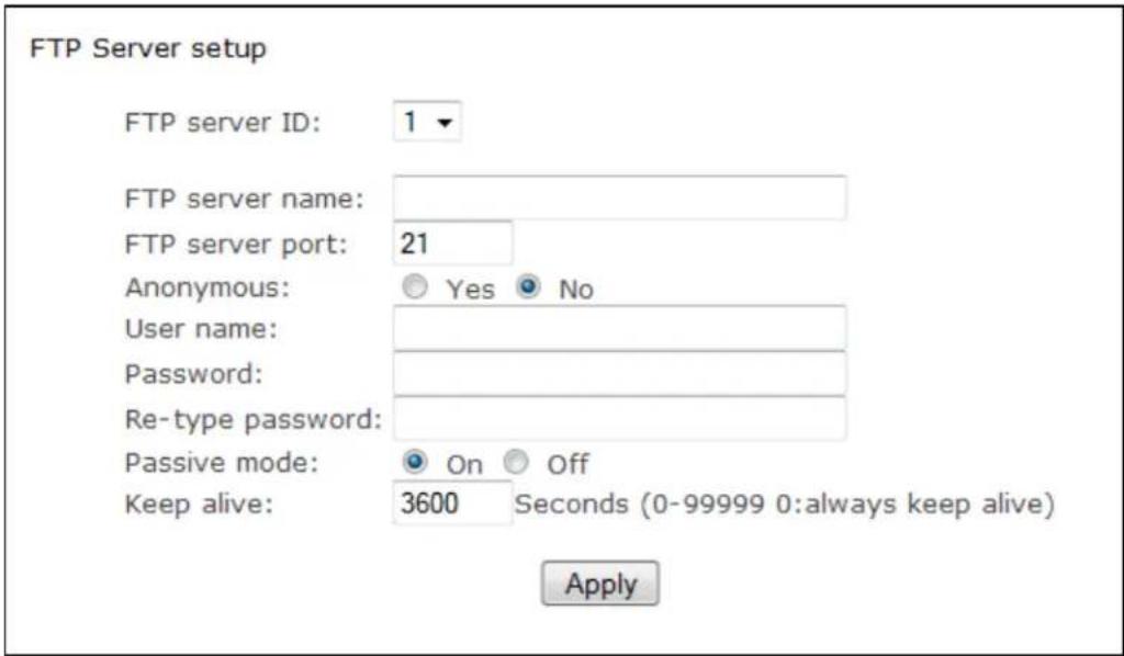 Y-cam Bullet YCBLB3 - FTP Server - 1