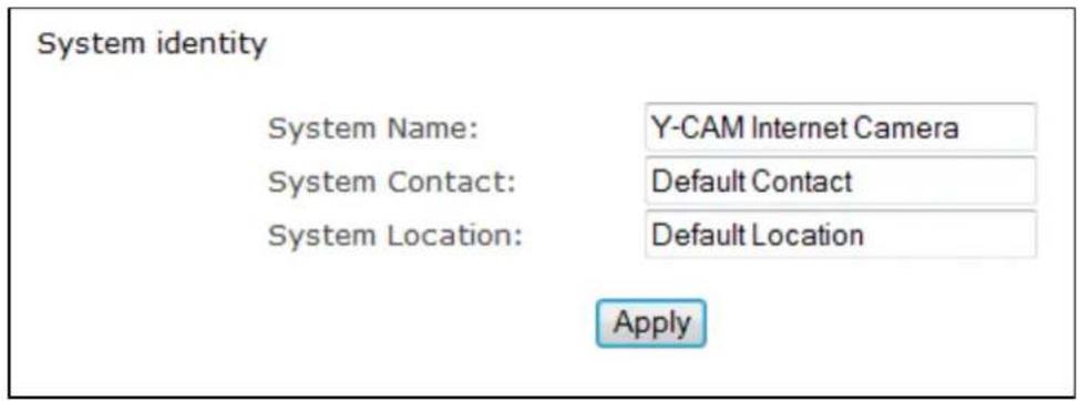 Y-cam Bullet YCBLB3 - System Identity - 1