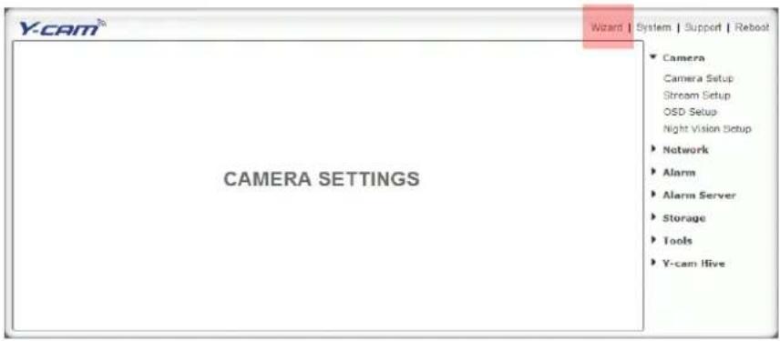 Y-cam Bullet YCBLB3 - Quick Setup with the Wizard - 1