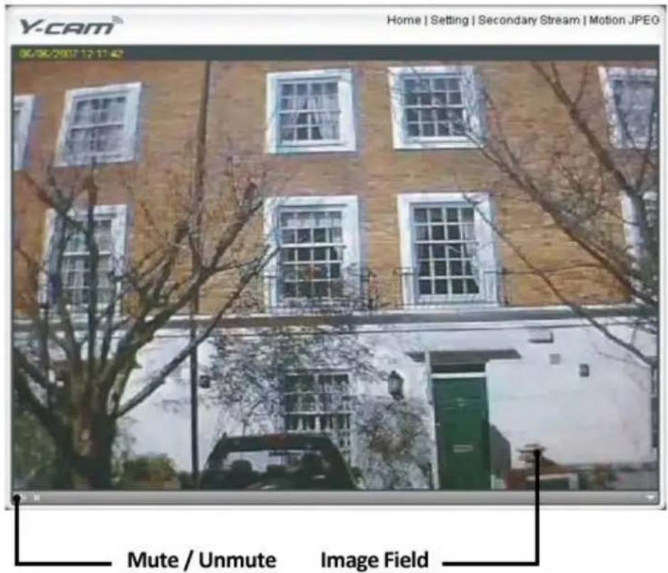 Y-cam Bullet YCBLB3 - Live View (using Firefox, Safari and other browsers) - 1