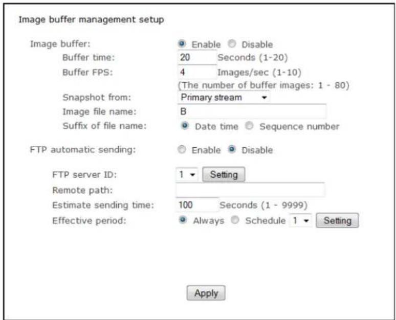 Y-cam Bullet YCBLB3 - Buer Management - 1