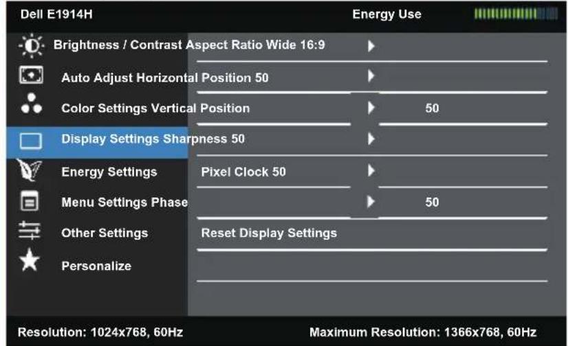Wyse E1914H - Display Settings - 1