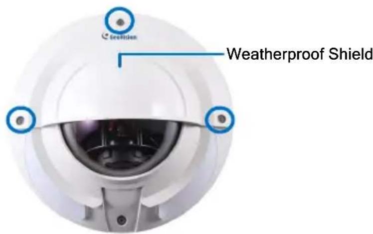 Geovision GV-VD1530 - Installation of Weatherproof Shield - 4