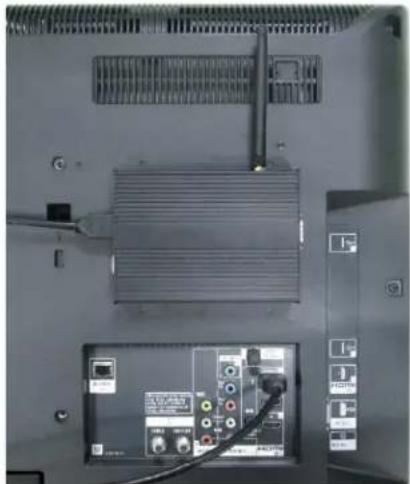 Iadea XMP-6250 - Mounting Option2: [Attach the player on the back of the monitor using Velcro] - 1