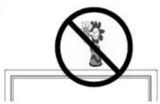 Proview MH-422HUB - Do not put water containers or small metal articles on top of plasma display. - 1