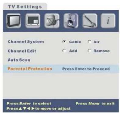 Proview MH-422HUB - Setting TV Rating: - 1