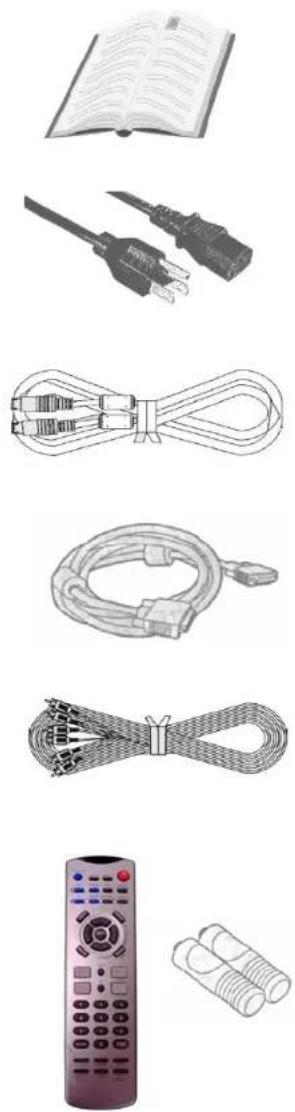 Proview MH-422HUB - Standard accessories: - 1