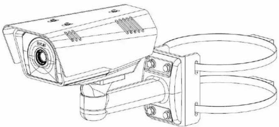FLIR FC-348 - Camera Mounting with Concealed Cable Wall Mount - 1
