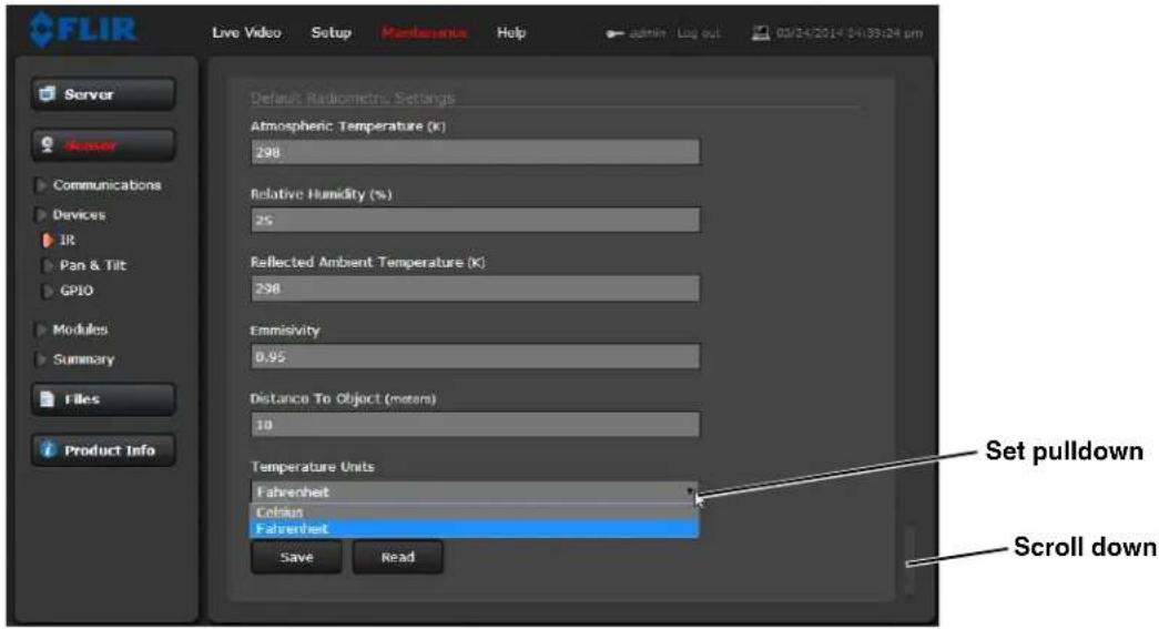 FLIR FC-348 - Devices Menu - 1
