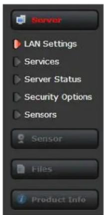 FLIR FC-348 - Server Menu - 1