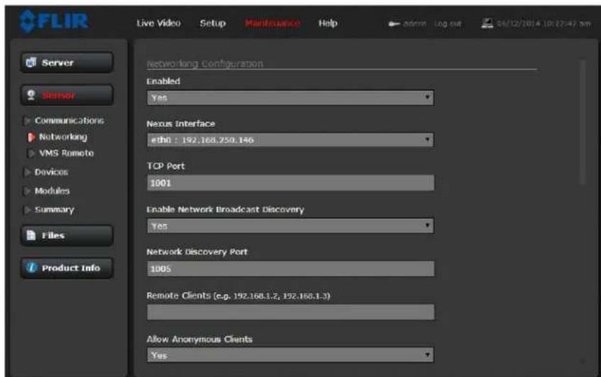 FLIR FC-348 - Communications Menu - 2