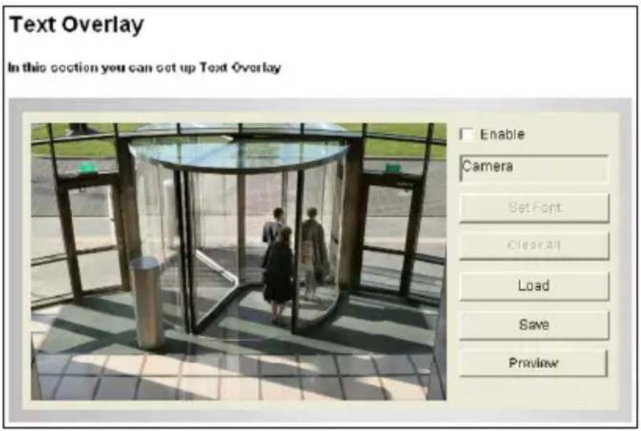 Geovision GV-MDR3400 - Text Overlay - 1