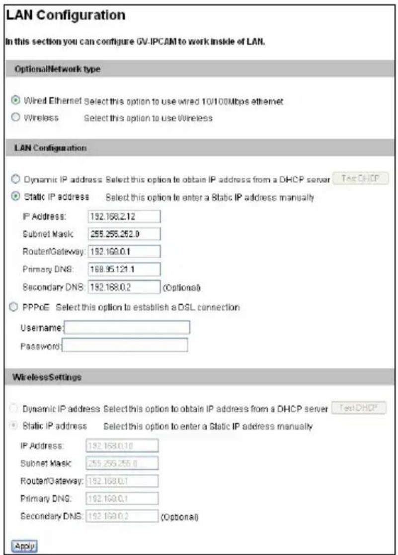 Geovision GV-MDR3400 - LAN Configuration - 1