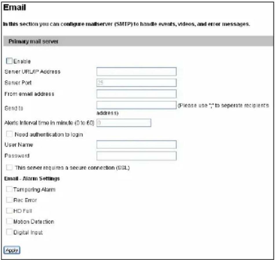 Geovision GV-MDR3400 - E-mail - 1