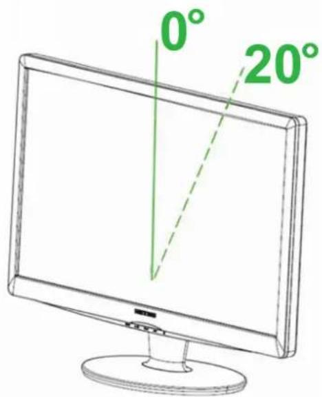 Hanns.G HZ201 - ADJUSTING THE VIEWING ANGLE - 2