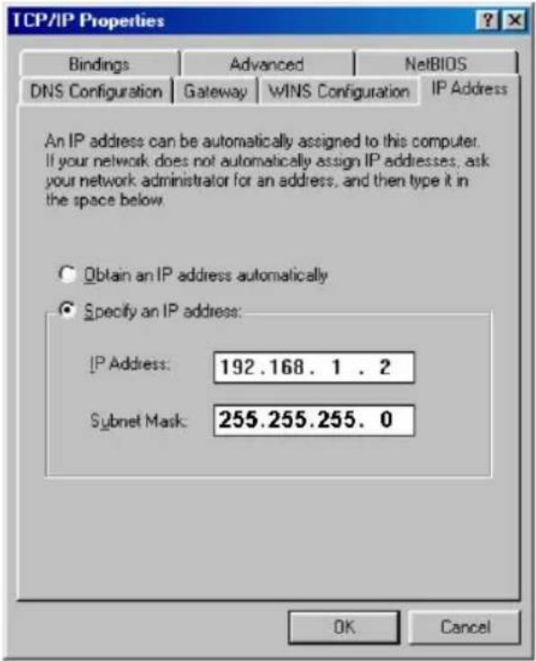 American Dynamics VideoEdge ADCIPE3312 - TCP/IP configuration setting - 2