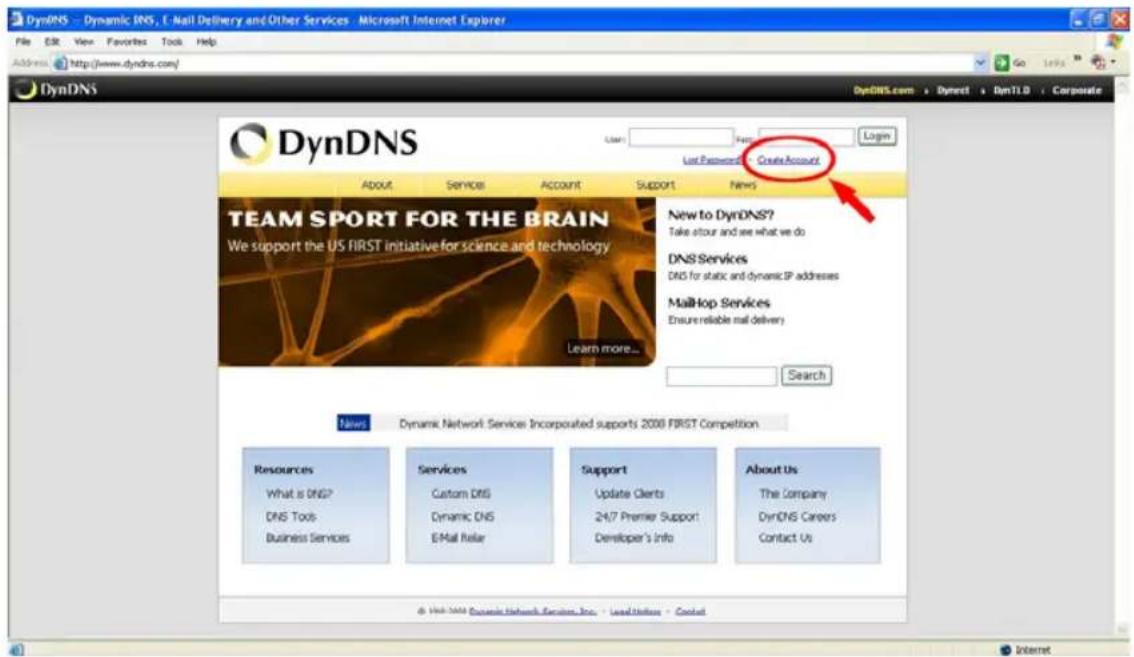 American Dynamics VideoEdge ADCIPE3312 - Registering for a DDNS - 1