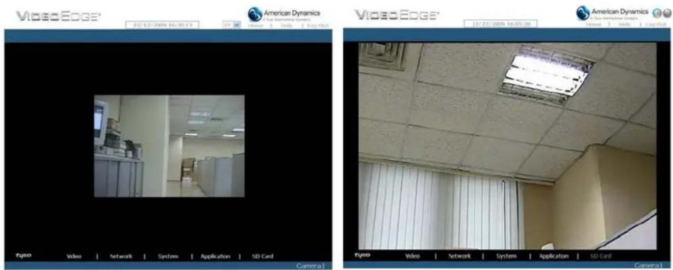 American Dynamics VideoEdge ADCIPE3312 - Browsing images from the IP CAMERA - 1