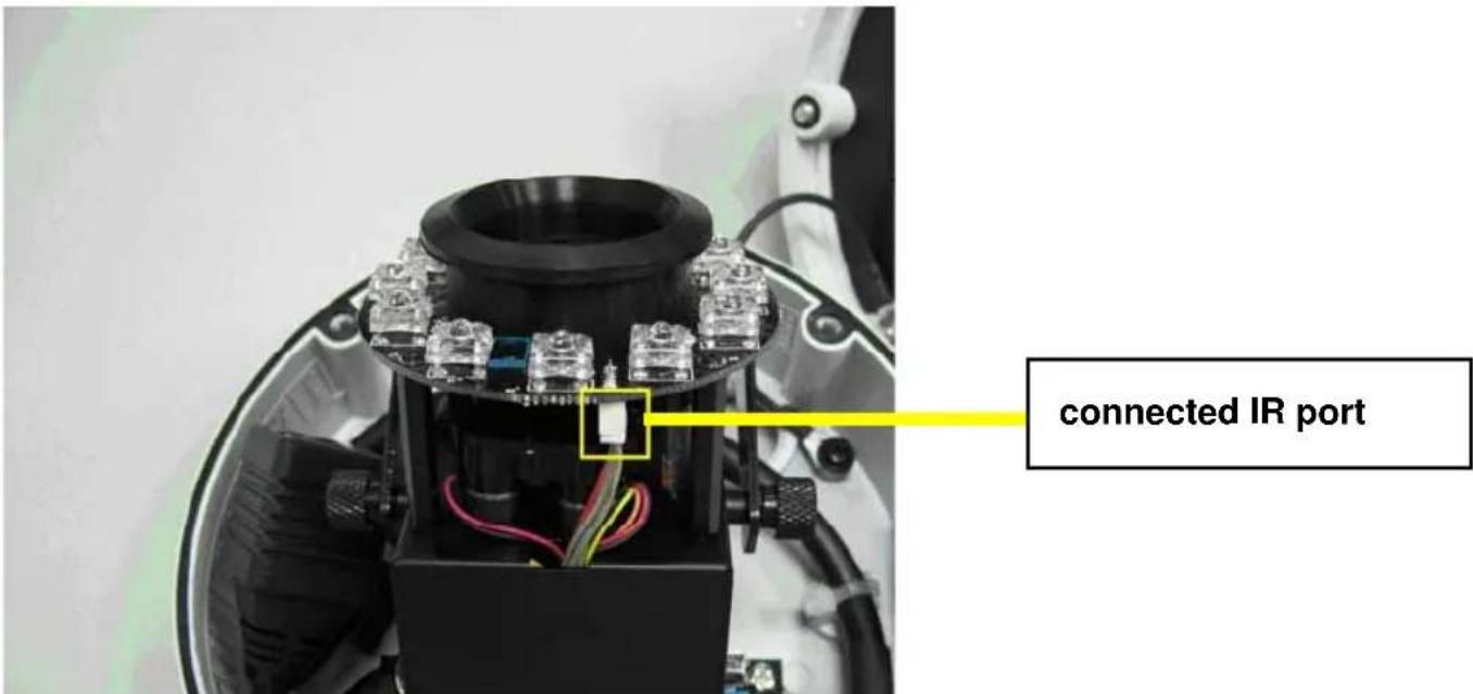 American Dynamics VideoEdge ADCIPE3312 - NOTE: CAMERA STARTS UP IN BLACK & WHITE BECAUSE THE IR ILLUMINATOR IS DISCONNECTED. - 2