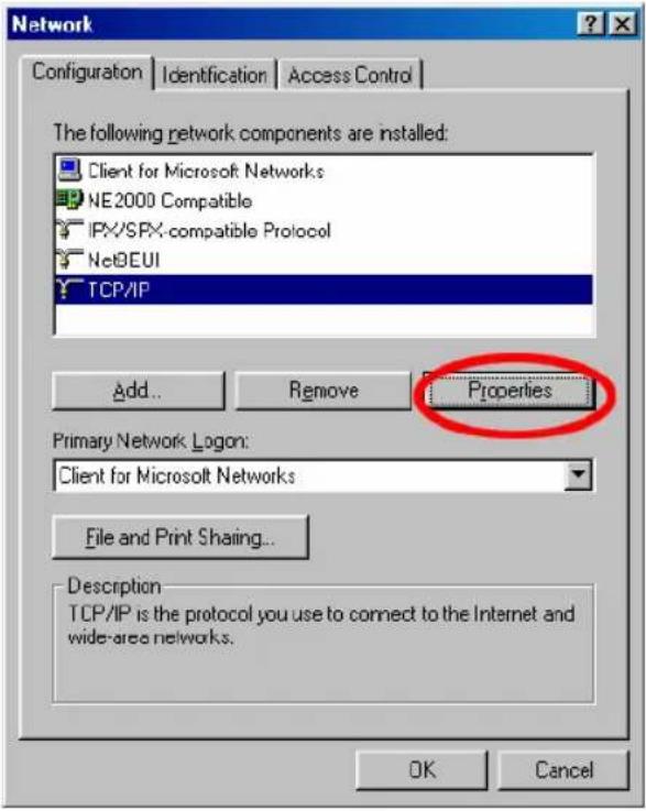 American Dynamics VideoEdge ADCIPE3312 - TCP/IP configuration setting - 1