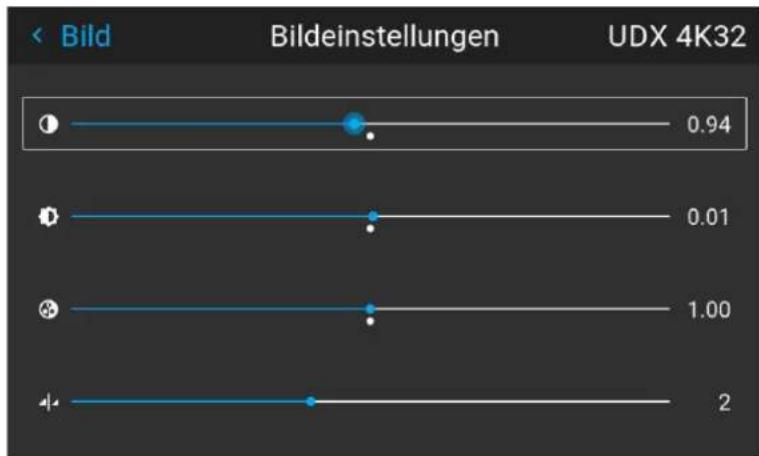 Barco UDM-4K15 - So stellen Sie die Helligkeitsstufe ein - 2