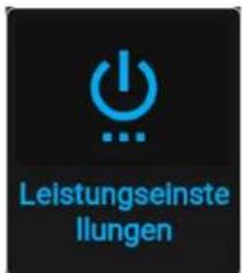 Leistungseinste llungen
