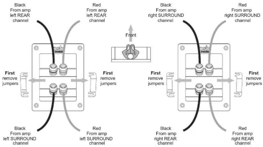 PSB Synchrony One B - Speaker Connection Options (For Synchrony S Surrounds) - 11