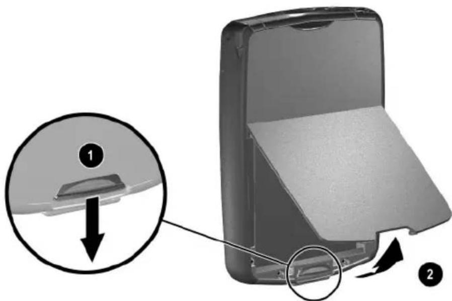 HP iPAQ hx2790c - Removing the Battery - 2