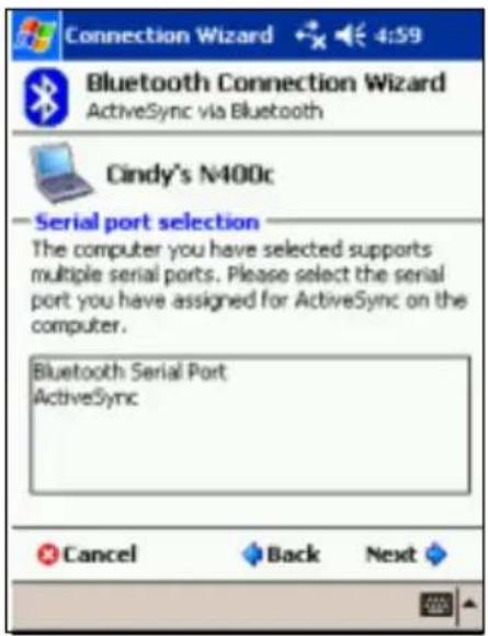 HP iPAQ hx2790c - Establishing an ActiveSync Connection - 2