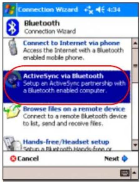 HP iPAQ hx2790c - Establishing an ActiveSync Connection - 1