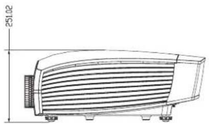 Barco PGWX-62L - Dimensions - 4