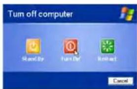 Turn off computer Stand-by Turn Off Roll-Act Cancel