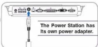 The Power Station has its own power adapter.