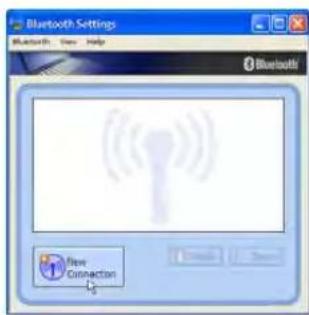 Bluetooth Settings Bluetooth View Help New Connection