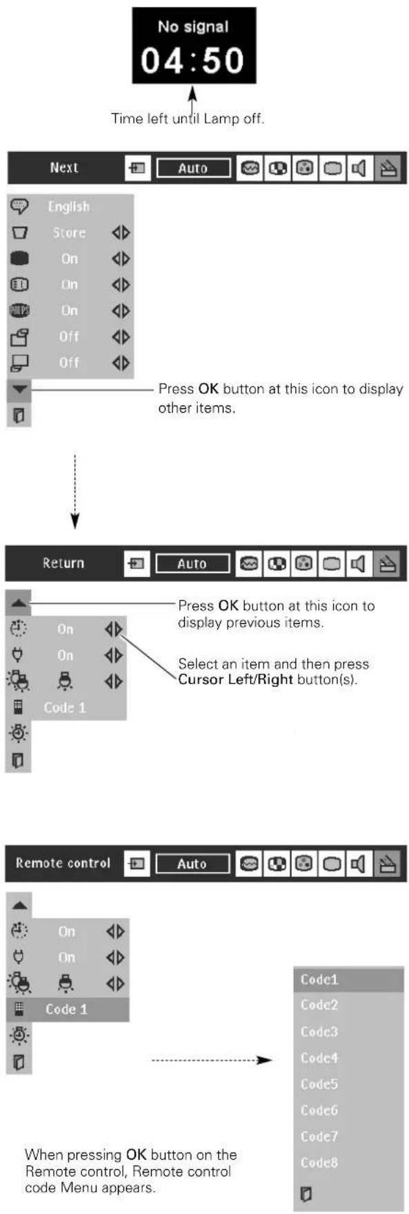 PHILIPS ProScreen PXG30 - Lamp counter reset - 1