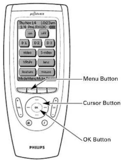 PHILIPS ProScreen PXG30 - Adjust the value of the selected item - 4