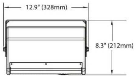 12.9" (328mm) 8.3" (212mm)