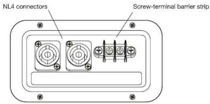 NL4 connectors Screw-terminal barrier strip