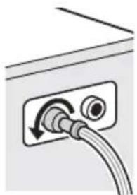LG FM1007N3W - Cleaning the Water Inlet Filter - 1