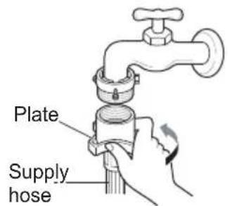 LG WT17WSBP - Connecting Screw-Type Hose to Tap Without Thread - 4