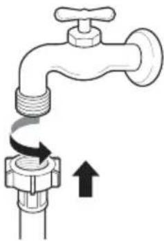 LG WT17WSBP - Connecting Screw-Type Hose to Tap with Thread - 1