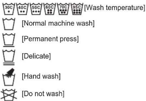 LG WT17WSBP - Look for a care label on your clothes. - 1