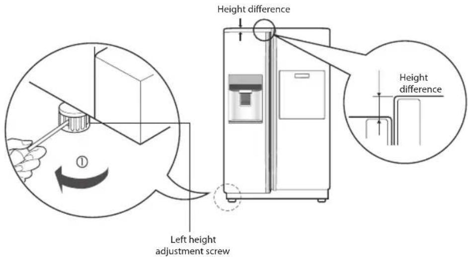 LG GW-L227HNYZ - Height adjustment - 1