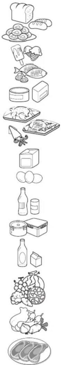 LG GW-L227HNYZ - Location of foods - 1