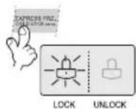 LG GS3159PVEV1 - This button locks the other buttons - 1