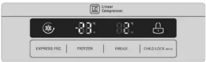 LG GS3159PVEV1 - Adjusting the temperature and functions - 2