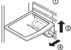 LG GS3159PVEV1 - In case of separating the wine holder : - 1