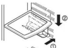 LG GS3159PVEV1 - In case of inserting the wine holder : - 1