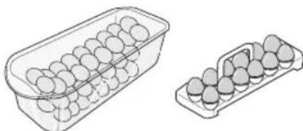 LG GS3159PVEV1 - Egg box (Depends on model) - 1